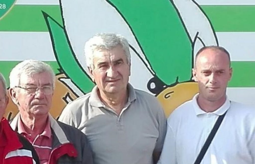 Boško Kuzminac Šoša u sredini